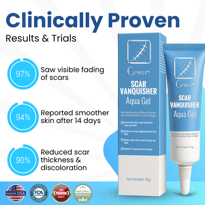 🌟 Official Store |🔥LAST 22 PCS LEFT |🔥Hot Sale - 50% OFF🌿Cvreoz® Scar Vanquisher Aqua Gel