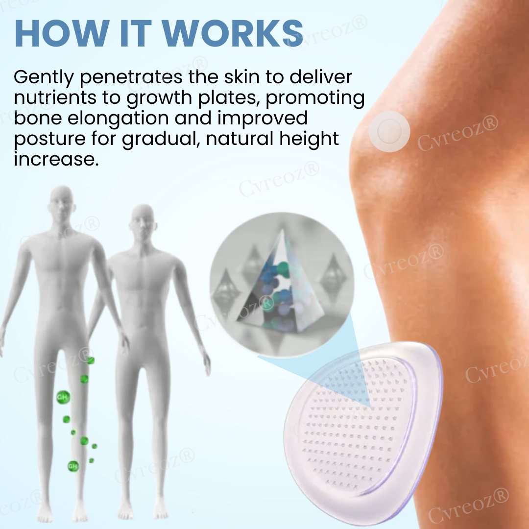 🔥Hot Sales - 50% OFF🔥Cvreoz® HeightBoost MicroPin Growth & Stretch Patch