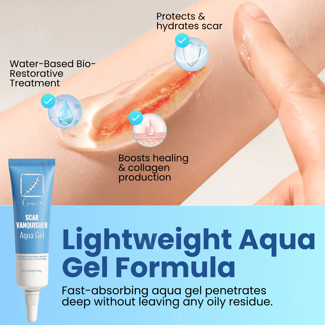 🌟 Official Store |🔥LAST 22 PCS LEFT |🔥Hot Sale - 50% OFF🌿Cvreoz® Scar Vanquisher Aqua Gel