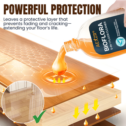 🌟 Official Store |Few Stock Available🔥Hot Sale - 50% OFF🌿AEXZR® BioFlora 5-in-1 Floor Cleaner