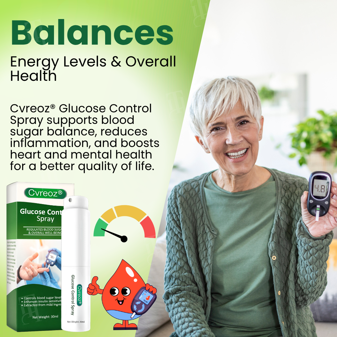 🌟 Official Store |Cvreoz® Glucose Control Spray🌿Transform Your Blood Sugar Management✅Reclaim Your Energy and Health!