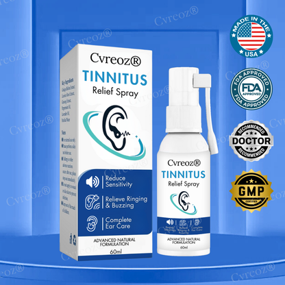 🔥FDA Designated Medical Online Store | 🌿Cvreoz® Tinnitus Relief Spray – Find Your Peace!