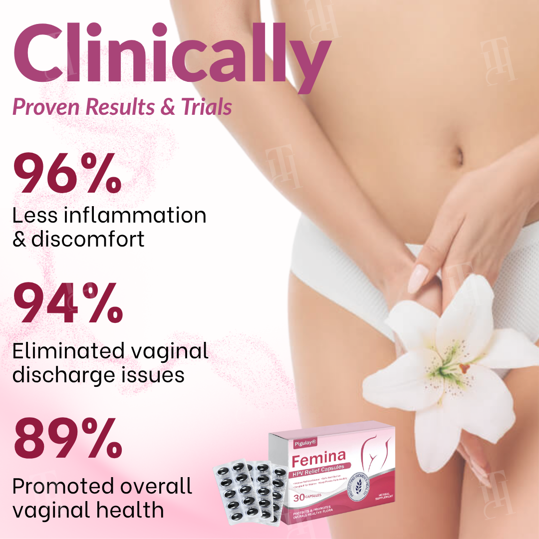 🌟 Official Store | Piguiay® Femina HPV Relief Capsules – Unlock Comfort and Confidence!