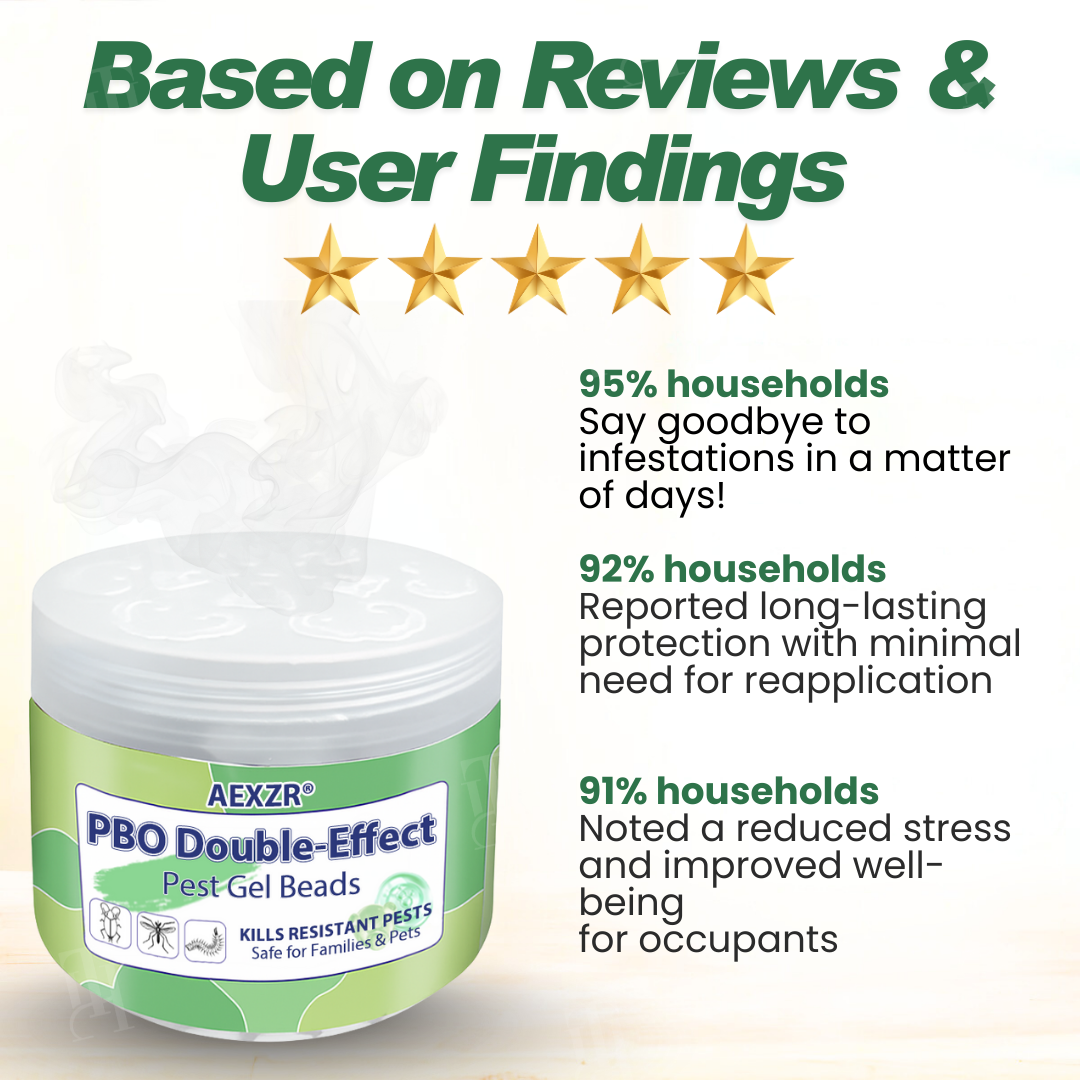 🌟 Official Store |Few Stocks Available🔥Hot Sale - 50% OFF🌿AEXZR® PBO Double-Effect Pest Gel Beads