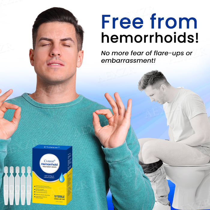 🔥Official Store| Cvreoz® Hemorrhoid Treatment Drops✅ Find Relief from Hemorrhoids Today!