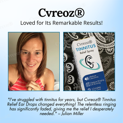 🔥FDA Designated Medical Online Store | 🌿Cvreoz® Tinnitus Relief Spray – Find Your Peace!