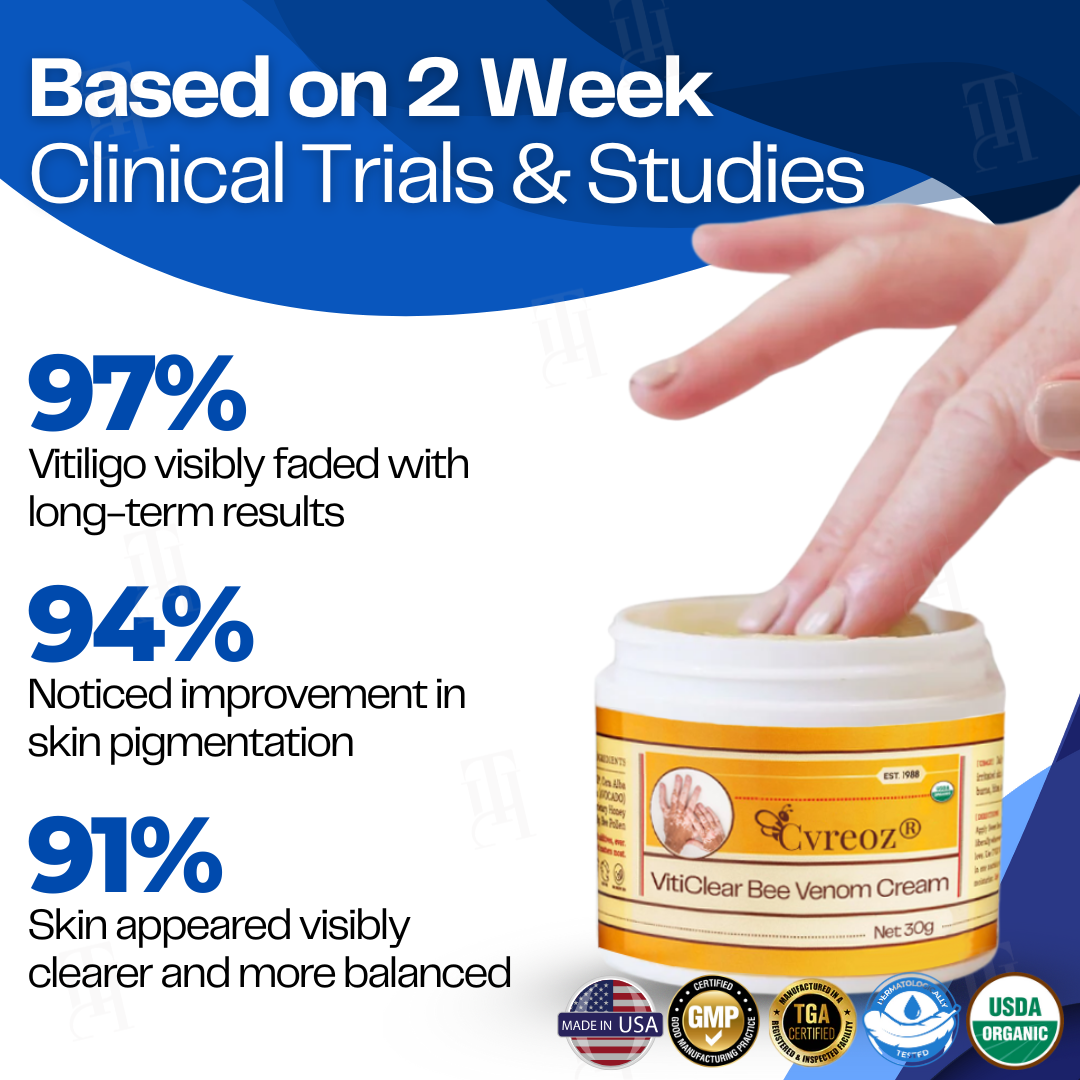🔥Hot Sales - 50% OFF🐝Cvreoz® VitiClear Bee Venom Cream