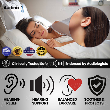 Audinix™ 🎉🅻🅸🅼🅸🆃🅴🅳 🆃🅸🅼🅴 🅾🅵🅵🅴🆁🎉 Tinnitus Relieving Device