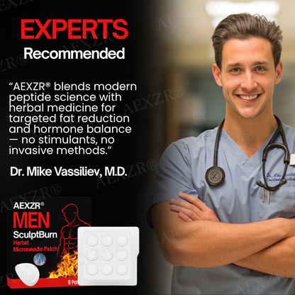AEXZR® Men SculptBurn  🎉🅻🅸🅼🅸🆃🅴🅳 🆃🅸🅼🅴 🅾🅵🅵🅴🆁🎉 Herbal Microneedle Patch ✅ 𝕊𝕒𝕧𝕖 🇺🇵 𝕥𝕠 7️⃣0️⃣% 𝐄𝐧𝐝𝐬 𝐢𝐧 𝟏𝟎 𝐦𝐢𝐧𝐮𝐭𝐞𝐬❗