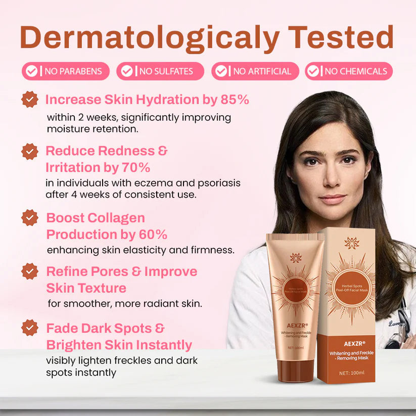 AEXZR® ✅ 𝕤𝕒𝕧𝕖 𝕦𝕡 𝕥𝕠 𝟟𝟘% Whitening and Freckle - Removing Mask