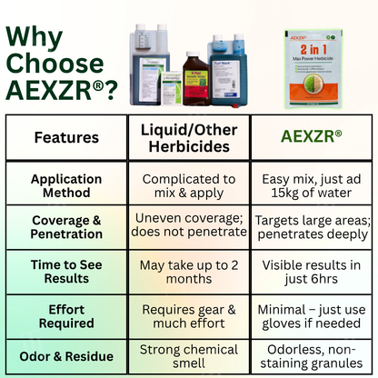 🌟 Official Store |FEW STOCK LEFT!🔥Hot Sale - 50% OFF🌿AEXZR® 2 in 1 Max Power Herbicide