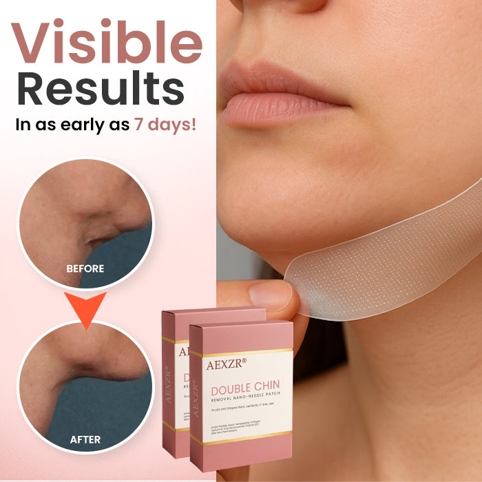 ✨ Official Store | AEXZR® Double Chin Removal Nano-Needle Patch✅Achieve a Defined Jawline in Just 7 Days!