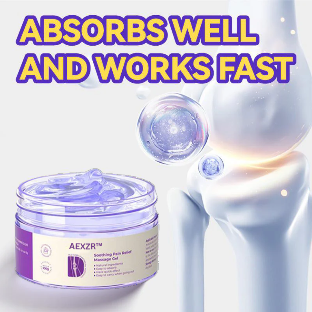 AEXZR™ Turmeric & Emu Oil Arthritis Soothing Pain Relief Massage Gel 👨‍⚕️American Osteopathic Association (AOA) Approved