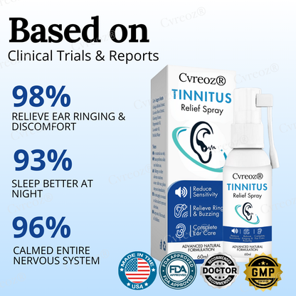 🔥FDA Designated Medical Online Store | 🌿Cvreoz® Tinnitus Relief Spray – Find Your Peace!