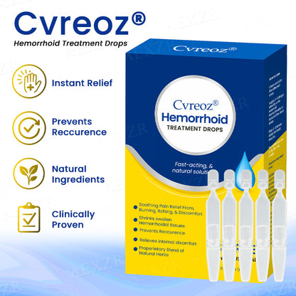 🔥Official Store| Cvreoz® Hemorrhoid Treatment Drops✅ Find Relief from Hemorrhoids Today!