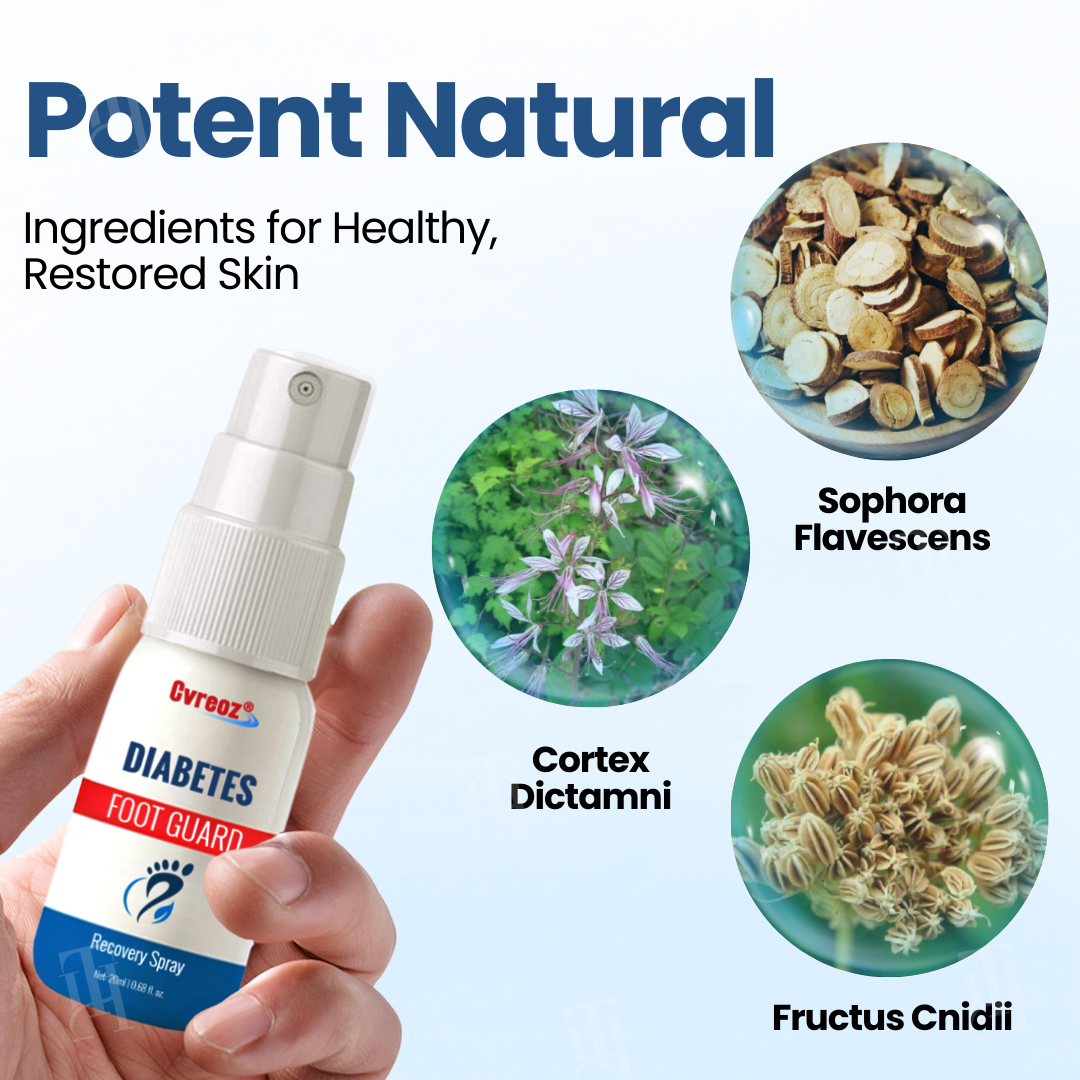 🔥Hot Sales - 50% OFF🔥Cvreoz® Diabetes Foot Guard Recovery Spray