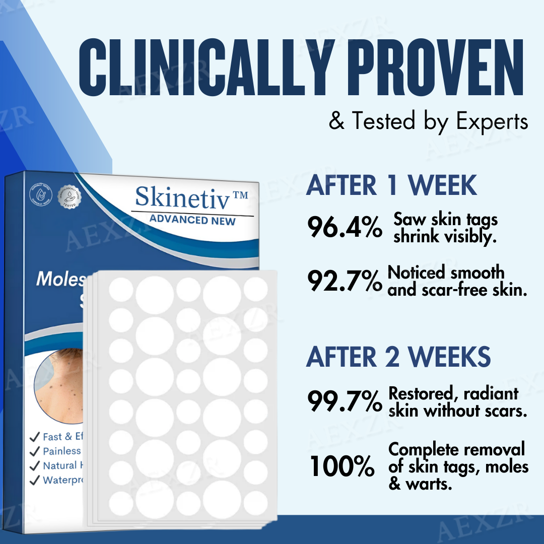 Skinetiv™ -🆂🅰🆅🅴 🆄🅿 🆃🅾 80% 🅾🅵🅵- Moles & Warts Removing Skin Tag Patch