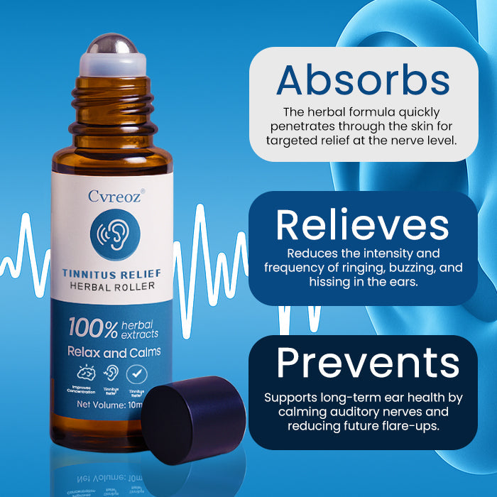 🔥FDA Designated Medical Online Store | 🌟 Cvreoz® Tinnitus Relief Herbal Roller - Already Sold 120,000+ Bottles Worldwide🔥