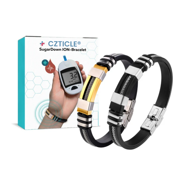 🌟 Official Store | Experience Optimal Glucose Control with CZTICLE® SugarDown ION-Bracelet🔥 Your Stylish Solution for Diabetes Management!✅