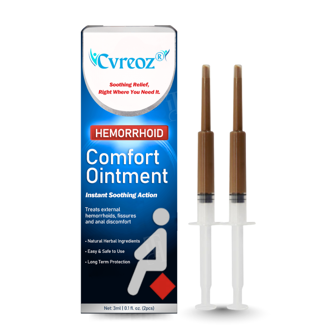 🌿 Official Store | Cvreoz® Hemorrhoid Comfort Ointment ✅ End Your Discomfort—70% Off Today!