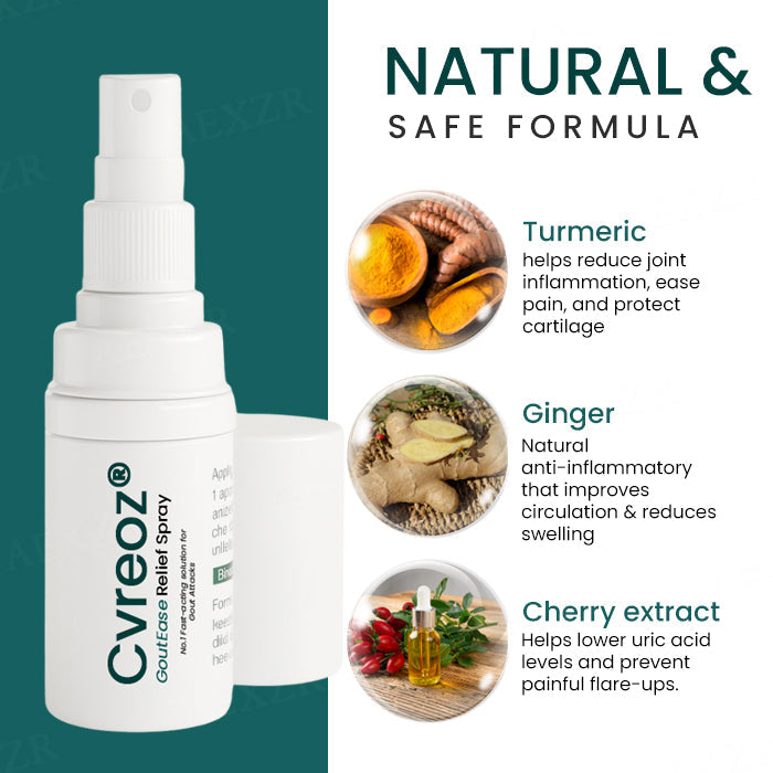 New Arrival🔥Cvreoz® GoutEase Relief Spray - Already Helped 120,000+ Users Reclaim Their Comfort✅