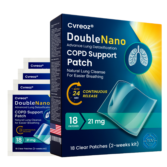 The FDA-Approved Solution🔥Cvreoz® DoubleNano COPD Support Patch - Already sold over 300,000 units worldwide✅