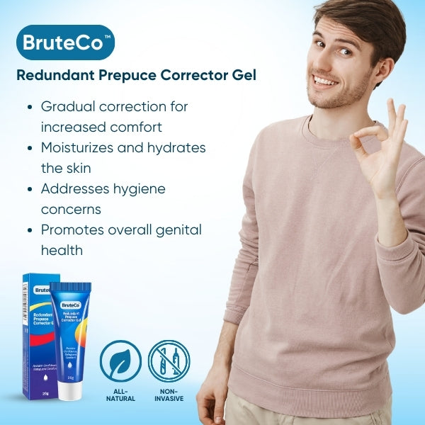 BruteCo™ Redundant Prepuce Corrector Gel - 👨‍⚕️Recommended by Medical Experts!