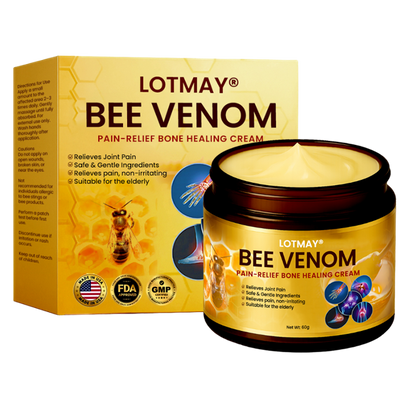 🔥LAST 33 PCS LEFT🌿 LOTMAY® Bee Venom Pain-Relief Bone Healing Cream (5𝟘% 𝕆𝔽𝔽 𝗘𝗡𝗗𝗦 𝗜𝗡 𝟭𝟬 𝗠𝗜𝗡𝗨𝗧𝗘𝗦)