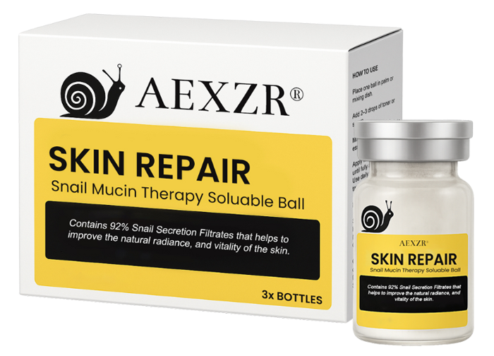 🌟 Official Store | AEXZR® Skin Repair Snail Mucin Therapy Soluble Ball🐌 – Heal Your Skin, Restore Your Confidence! AEXZR® Skin Repair Snail Mucin Therapy Soluable Ball✨