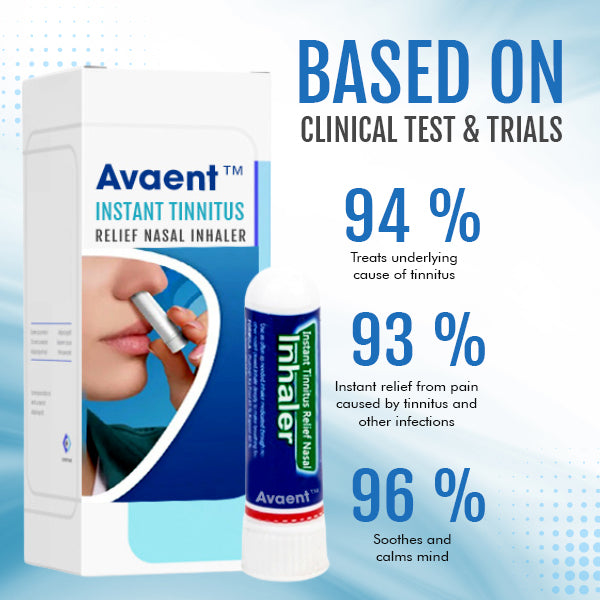 Avaent™ Instant Tinnitus Relief Nasal Inhaler - 👩‍⚕️ Recommended by Experts! 🔥 30-Days Money-Back Guarantee! 💰