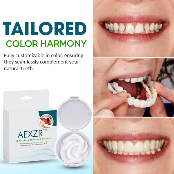 AEXZR™ 🎉 LIMITED TIME OFFER 🎉 Adjustable Snap-On Dentures