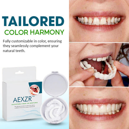 AEXZR™ 🎉 LIMITED TIME OFFER 🎉 Adjustable Snap-On Dentures