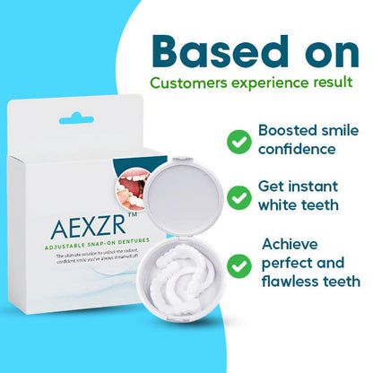 AEXZR™ Adjustable Snap-On Dentures - ⚡︎Flash Sale⚡︎ Exclusive Discounts for the First 100 Customers⚡︎ Grab yours now!. Hurry!!.