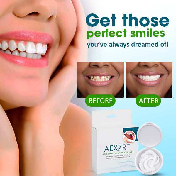 AEXZR™ 🎉 LIMITED TIME OFFER 🎉 Adjustable Snap-On Dentures