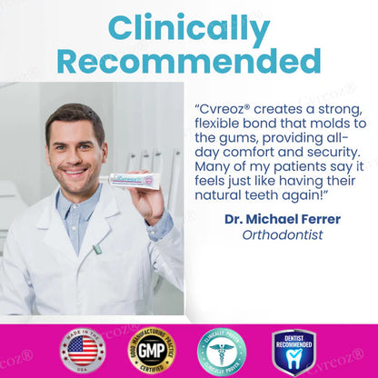 🌟 Official Store | Cvreoz® Thermoplastic Denture Adhesive Cushion🦷 Secure Your Smile with Confidence!